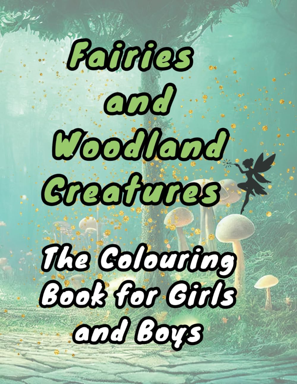 

Fairy and Woodland Animals Colouring Book: Cute Fairies and Animals (Independently published)