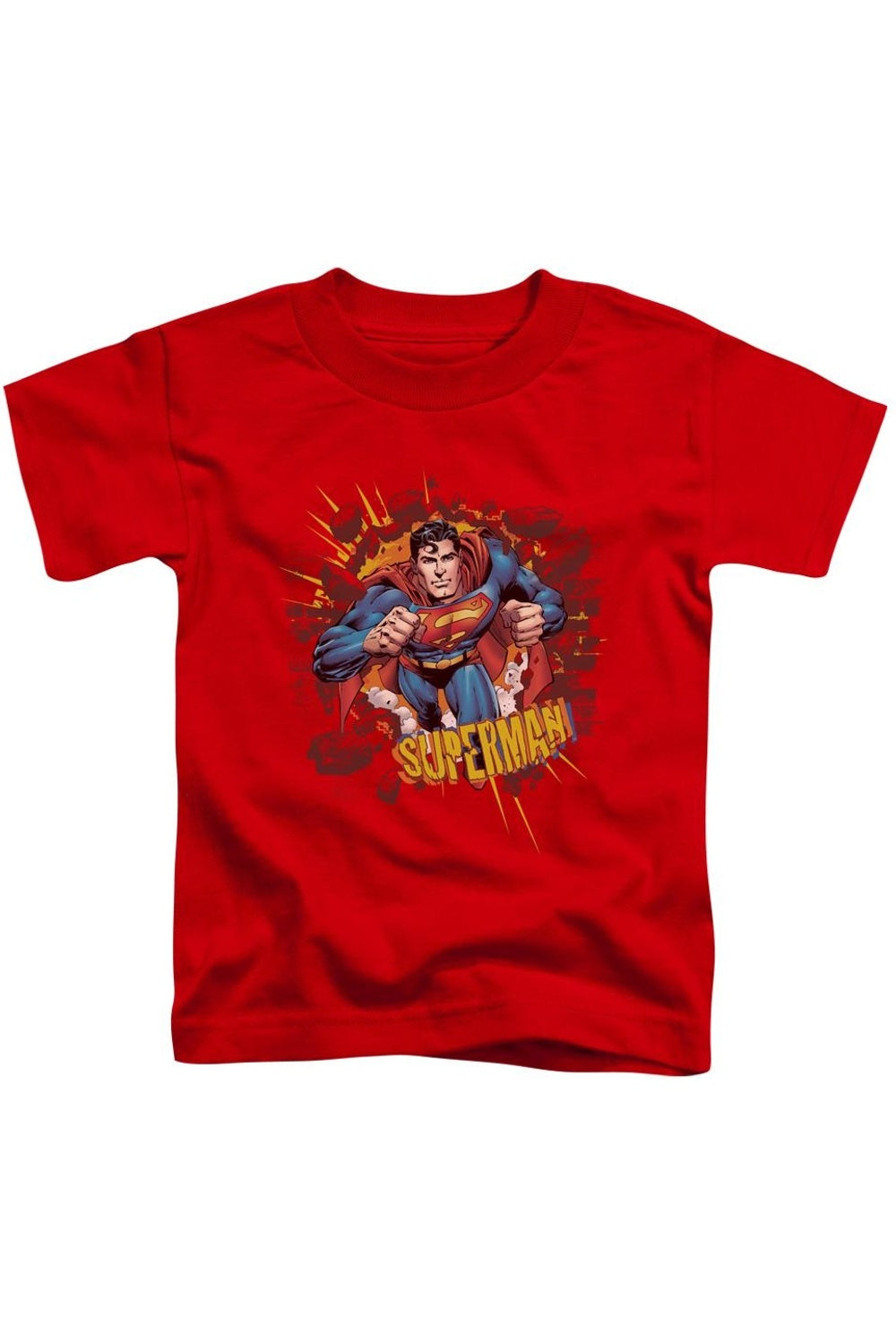 

Футболка с коротким рукавом для малышей "Superman Sorry About The Wall" Gildan, красный