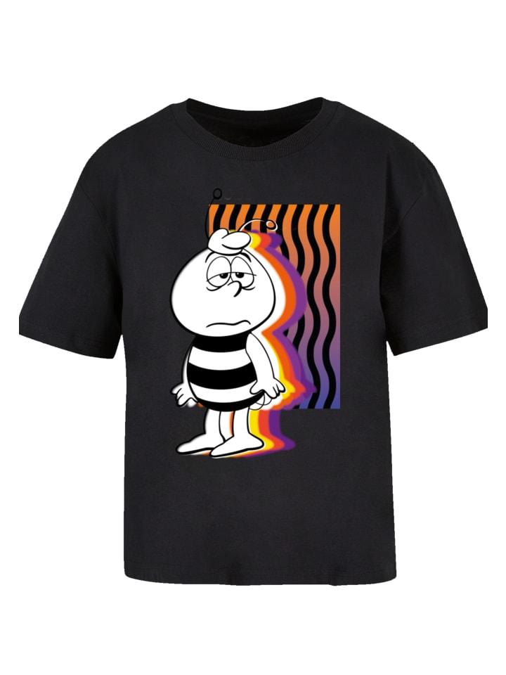 

Женская повседневная футболка Maya the Bee Willi Waves Heroes of Childhood, черного цвета F4NT4STIC, Черный, Женская повседневная футболка Maya the Bee Willi Waves Heroes of Childhood, черного цвета F4NT4STIC