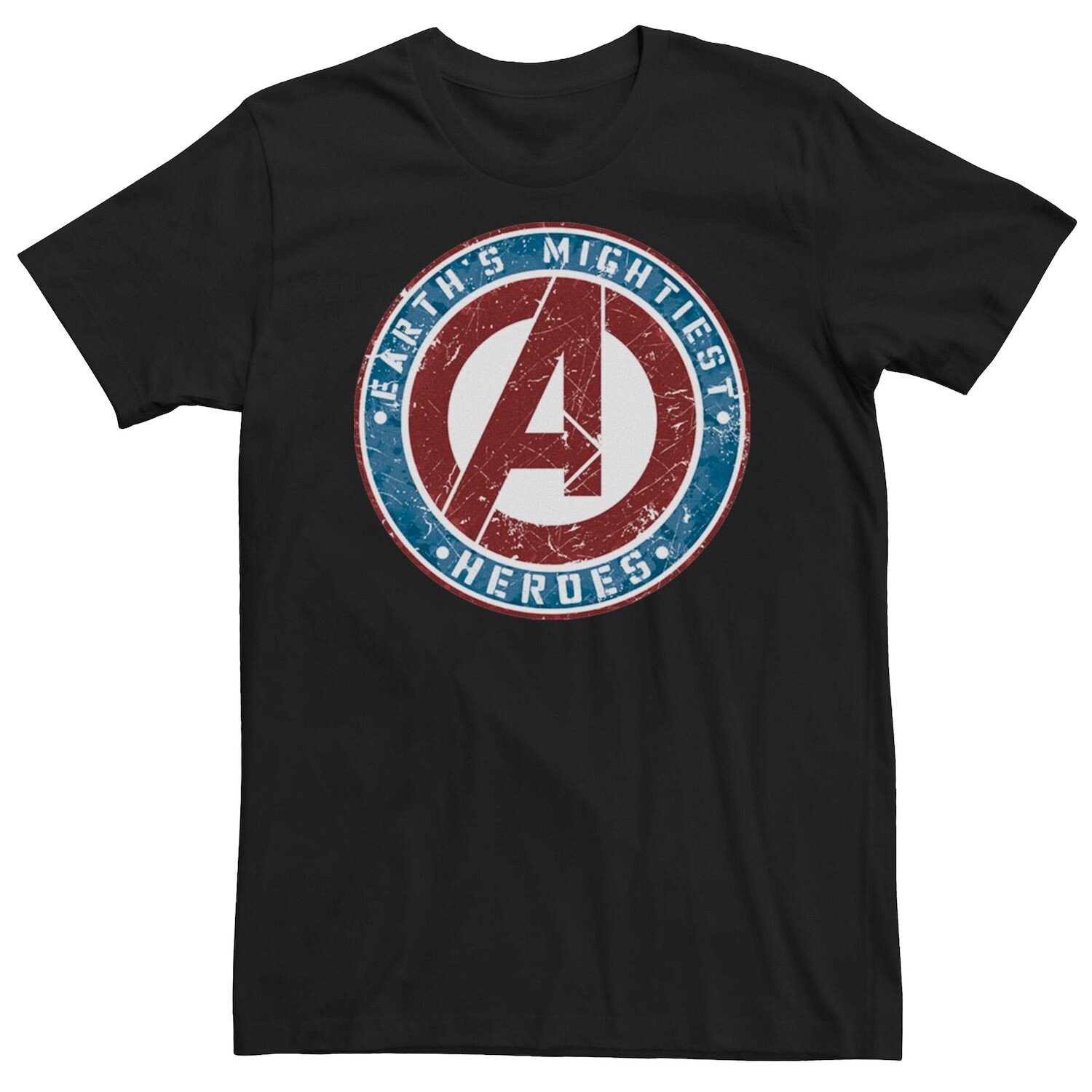 

Мужская футболка с рисунком Marvel Avengers Earth's Mightiest Heroes
