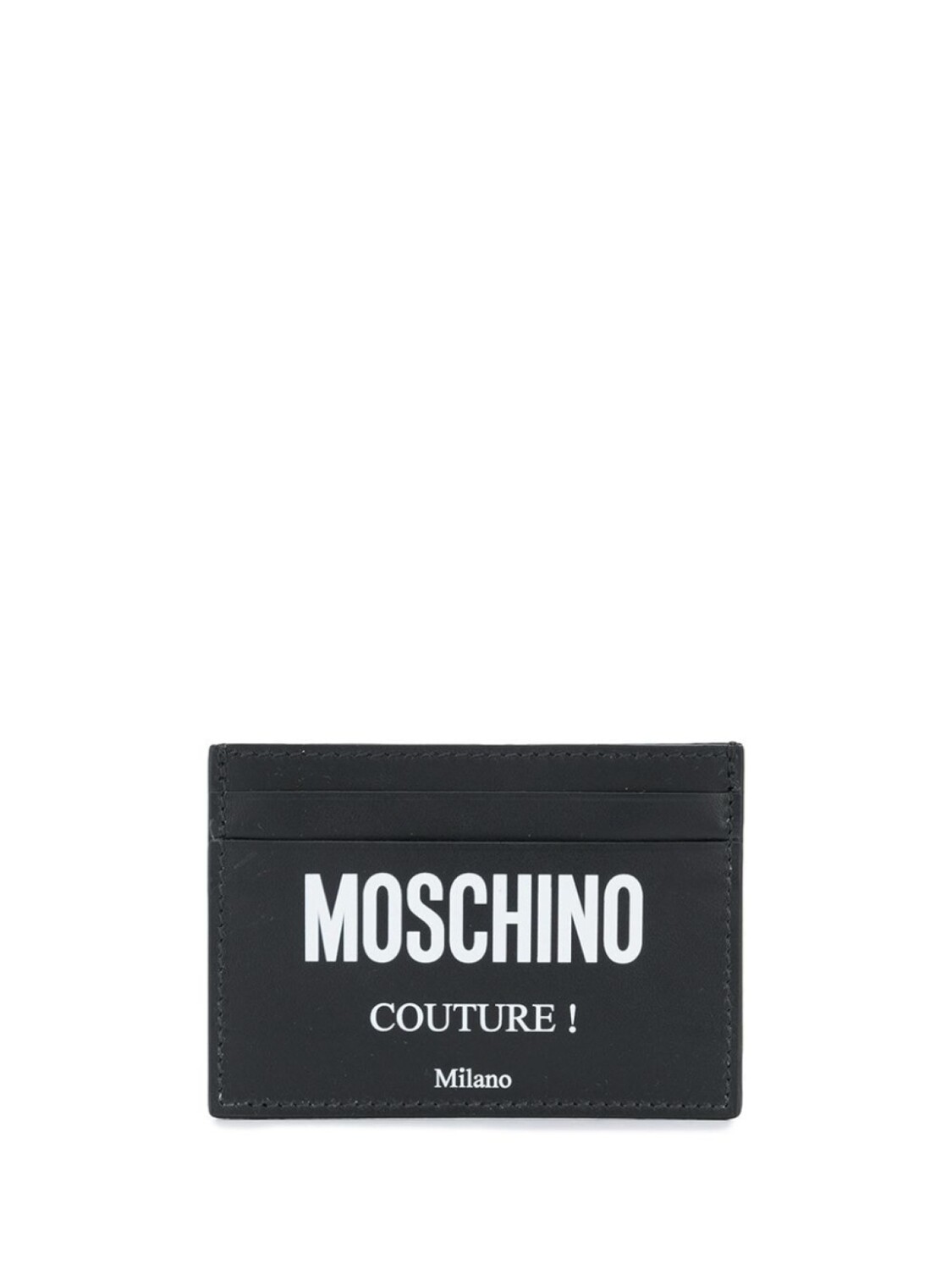 

Moschino картхолдер с логотипом, черный