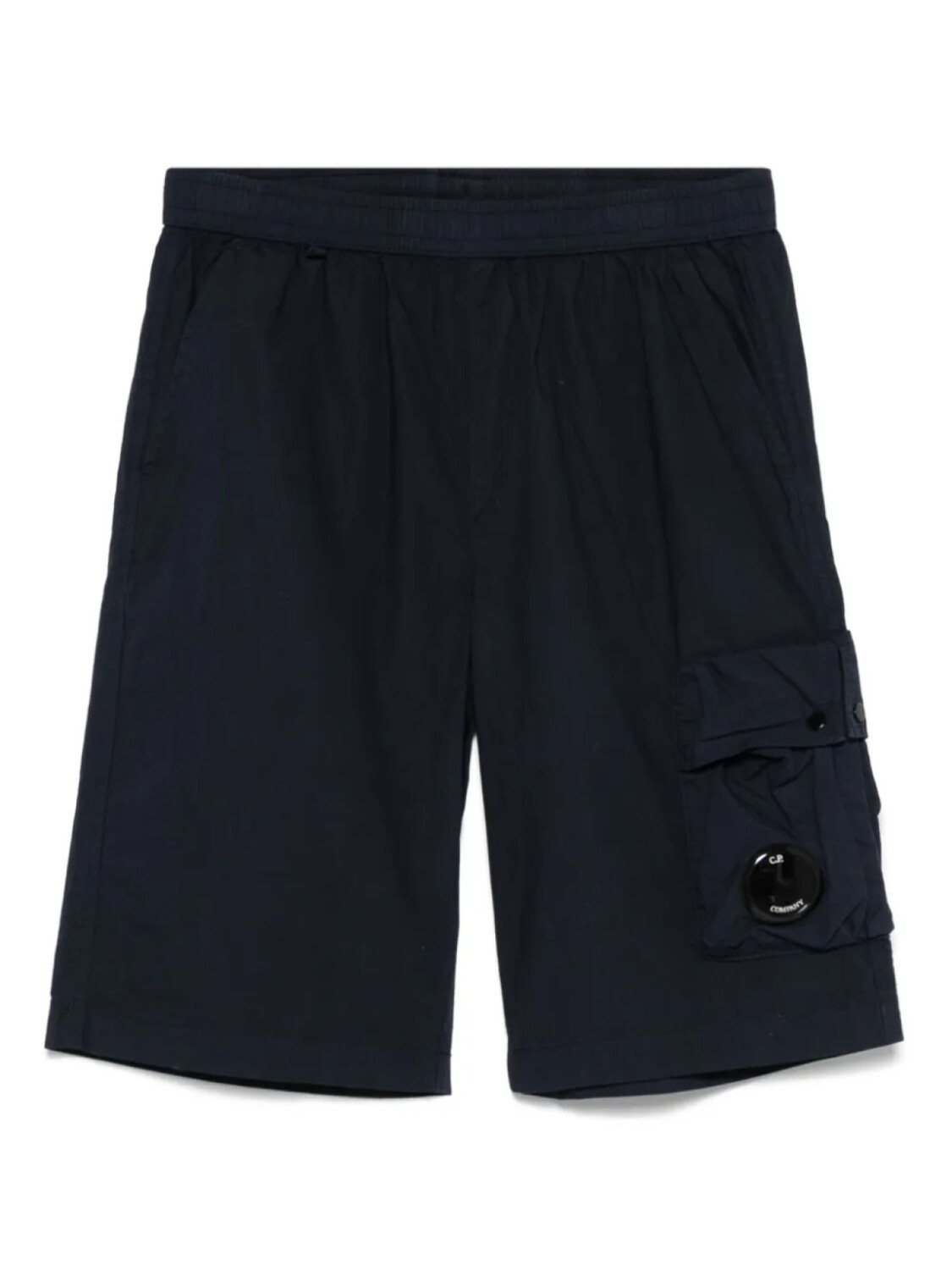 

C.P. Company Kids шорты с декором Lens, синий