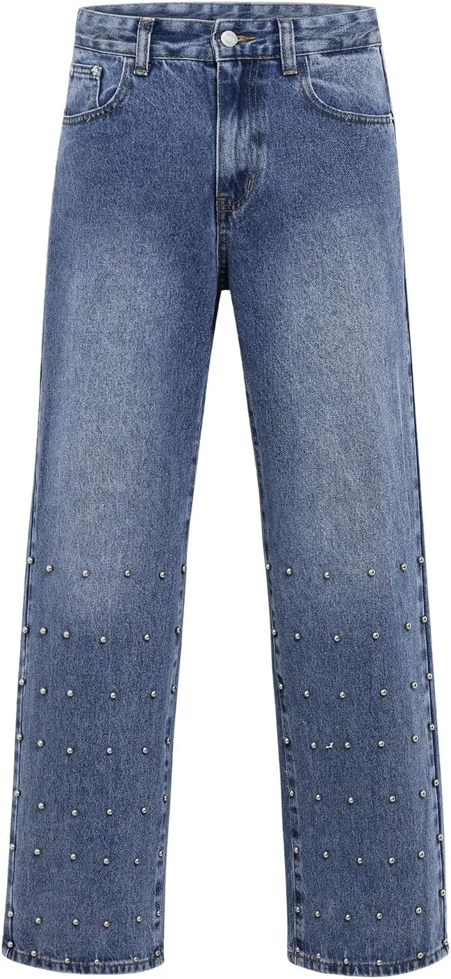 

Женские джинсы прямые свободные эластичные