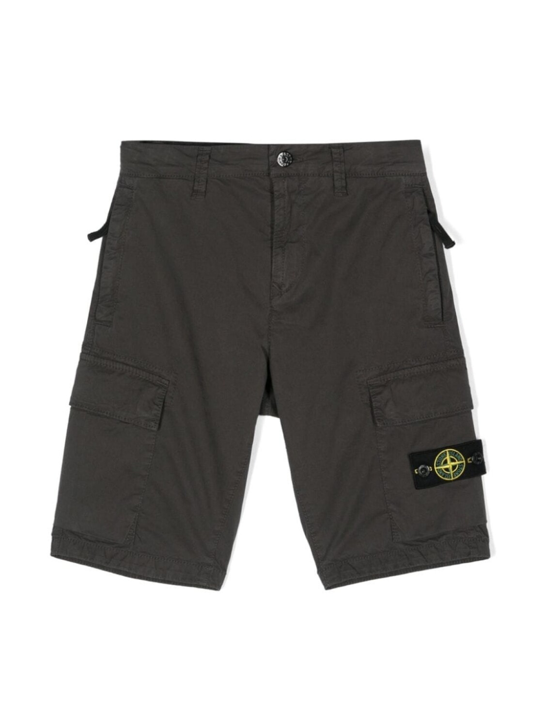 

Stone Island Junior шорты с узором Compass, серый