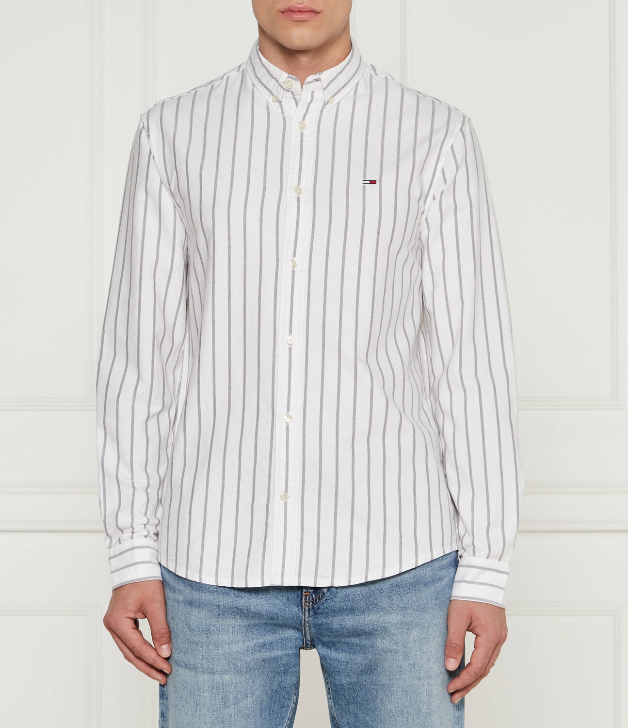 

Рубашка Tommy Jeans OXFORD Regular Fit, белый