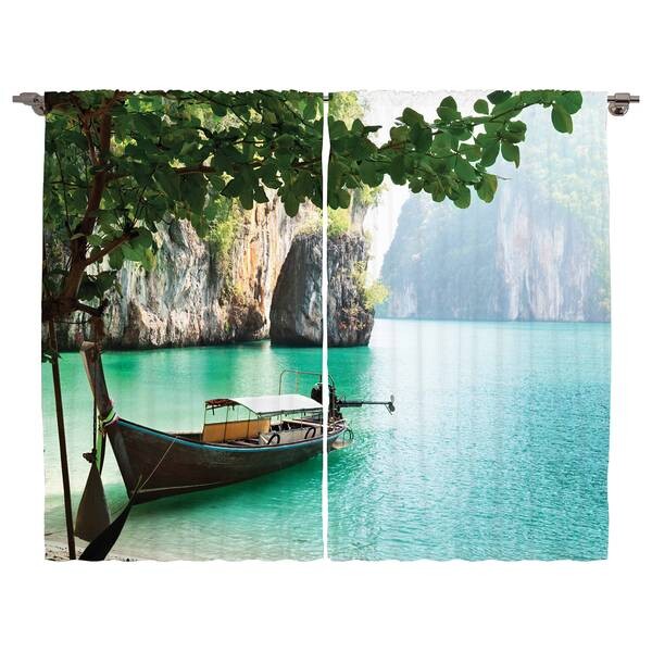 

Штора twentyfour Tropisch II (2 шт), 225 см, разноцветный