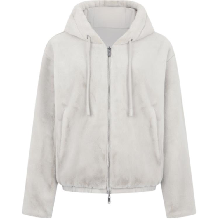 

Moose Knuckles Пальто из бархата, Snowflake White