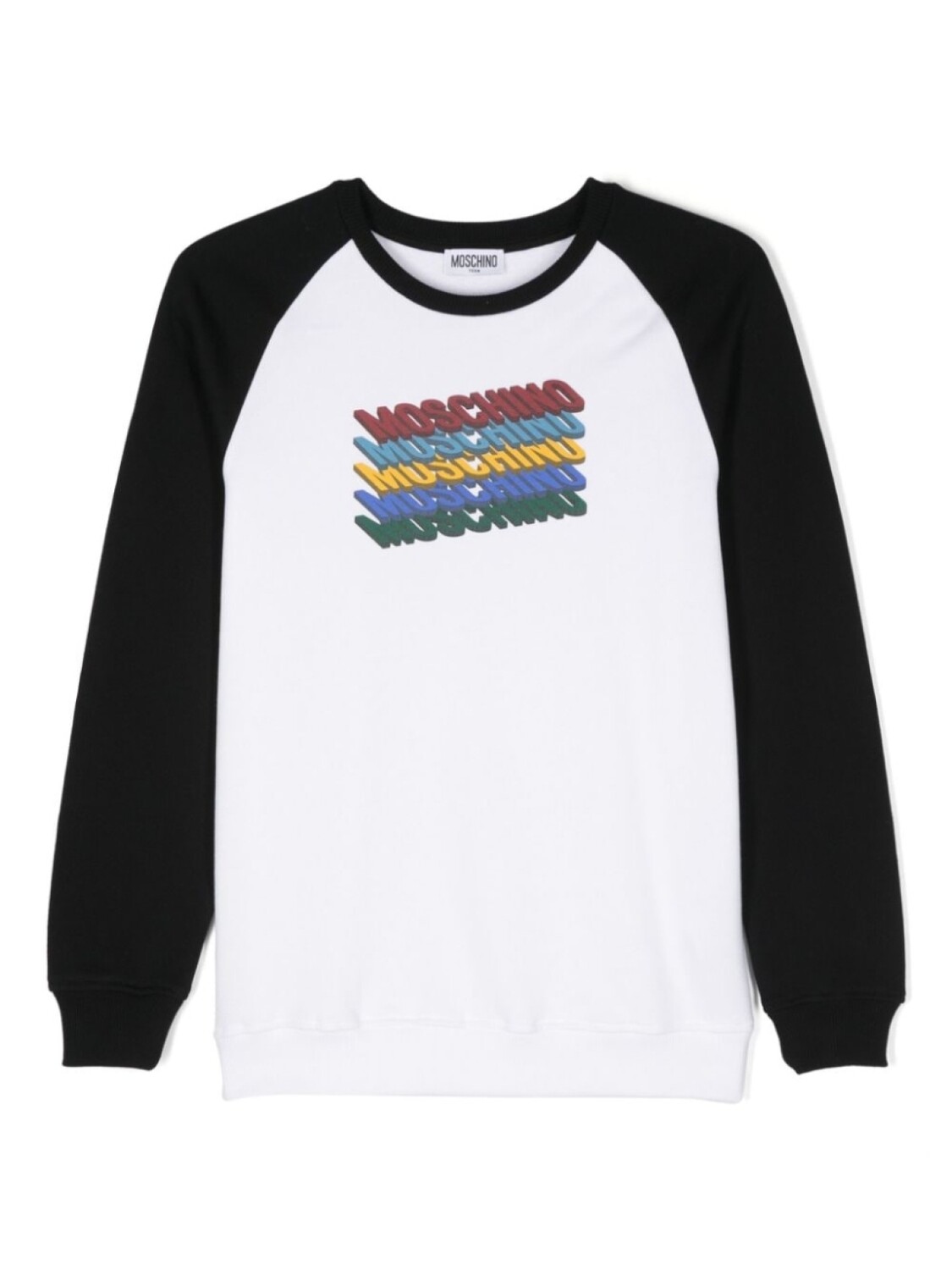 

Moschino Kids толстовка с логотипом, белый