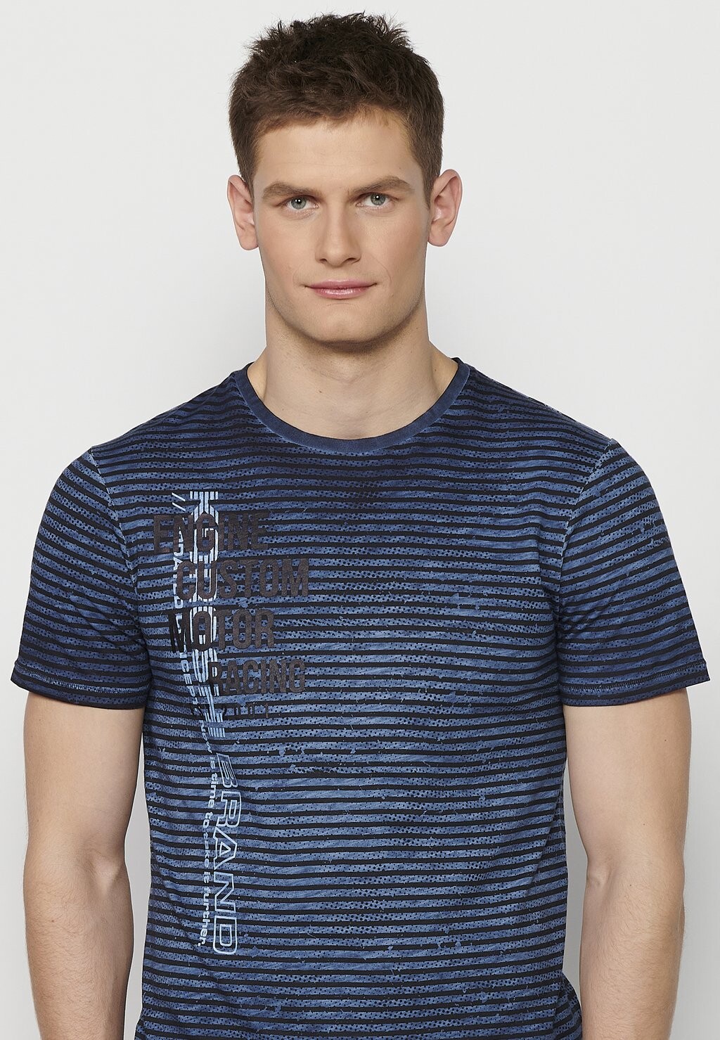 

Футболка с принтом SHORT SLEEVE Koroshi, синий