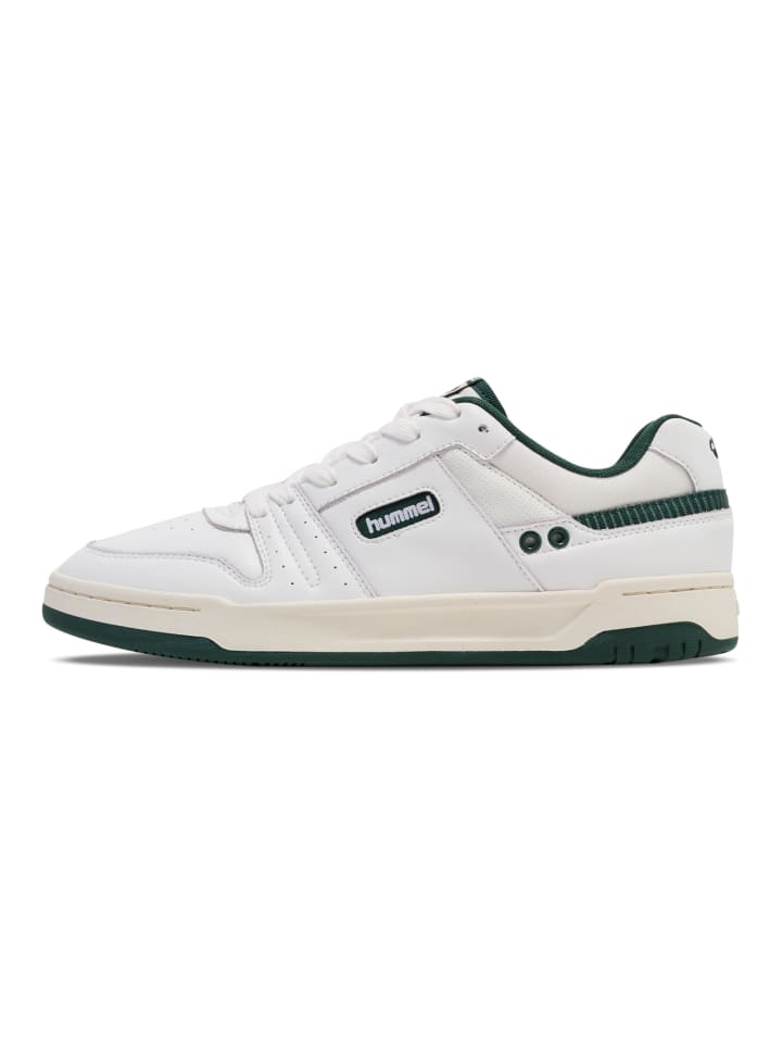 

Низкие кроссовки Hummel Schnürsenkel Stockholm Lx E Erwachsene, цвет white/green