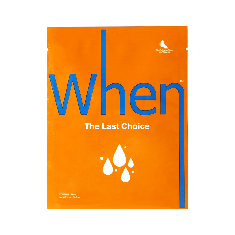 

Увлажняющая биоцеллюлозная тканевая маска the last choice extra-hydrating premium bio-cellulose sheet mask When, количество 1 шт.