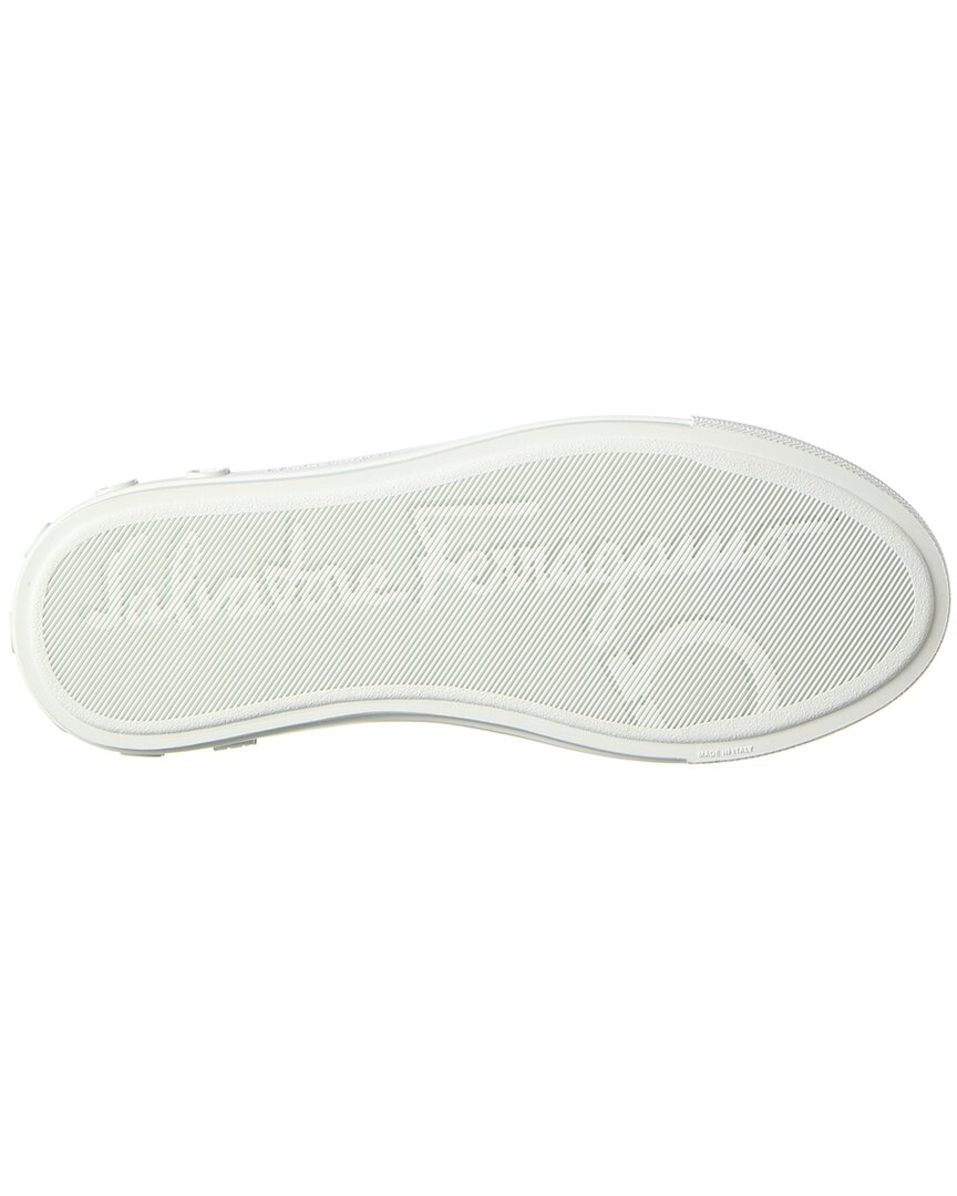 Кроссовки Ferragamo Mediterr Eco Canvas Salvatore Ferragamo, розовый — фото 4