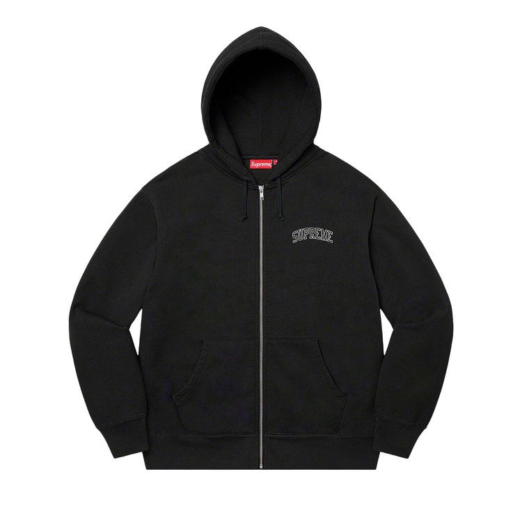 

Толстовка Supreme Doughboy Zip Up Hooded Sweatshirt, Black