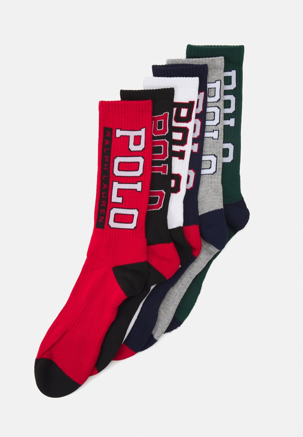 

Носки LOGO CREW SOCK UNISEX 6 PACK Polo Ralph Lauren, мультиколор