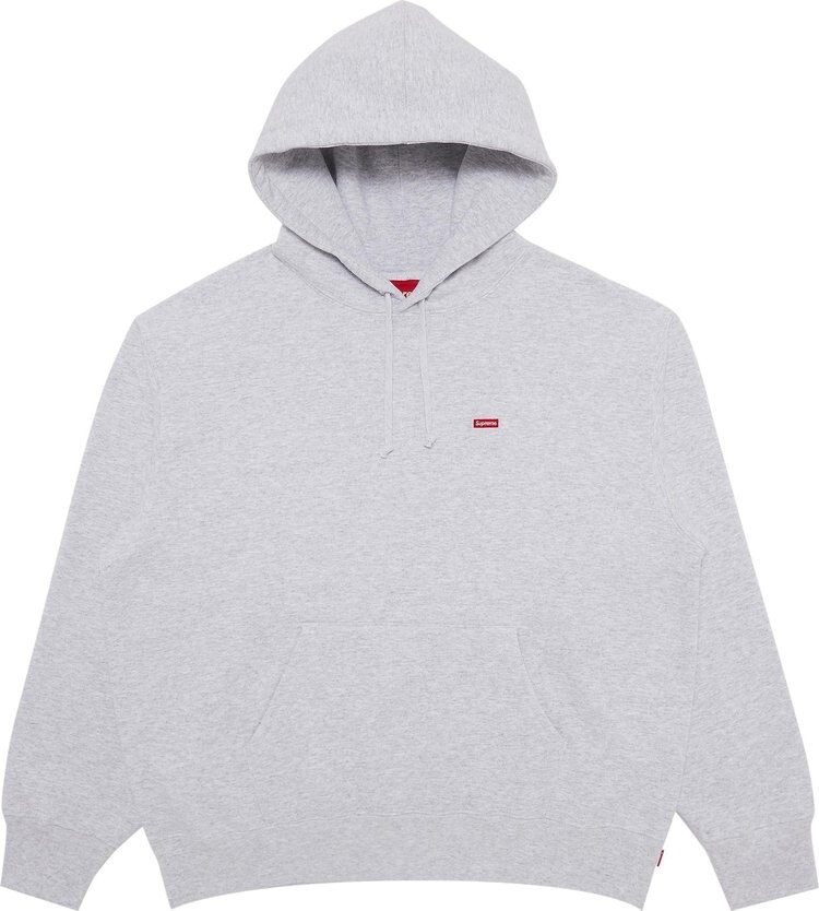 

Толстовка Supreme Small Box Hooded 'Ash Grey', серый