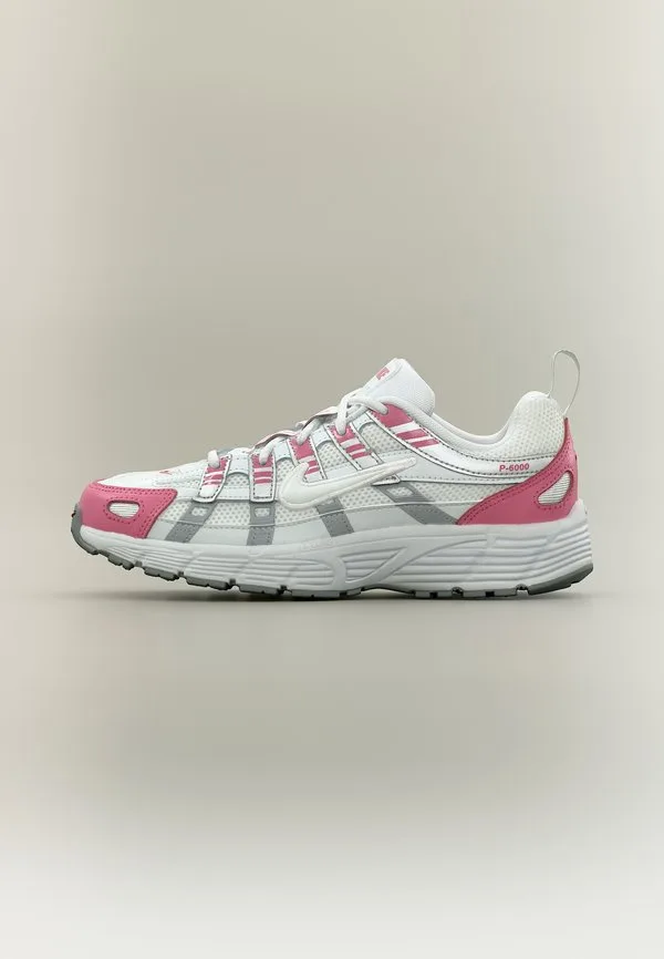 Кроссовки p 6000 со шнуровкой Nike Sportswear, Off White/Peony/Smoke Grey/Light Smoke Grey/White