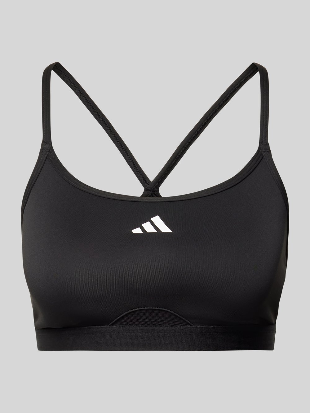 

Бюстье с принтами на этикетках ADIDAS SPORTSWEAR, черный