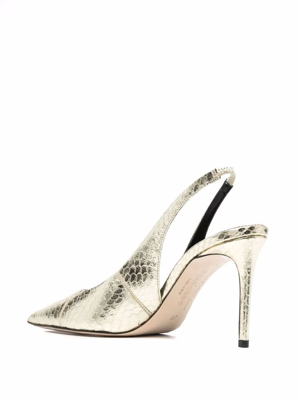 Туфли Sutton из коллаборации с Brian Atwood Scarosso, золотой — фото 3