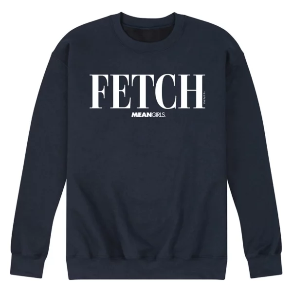 

Мужская толстовка с ворсом Mean Girls Fetch Licensed Character, синий
