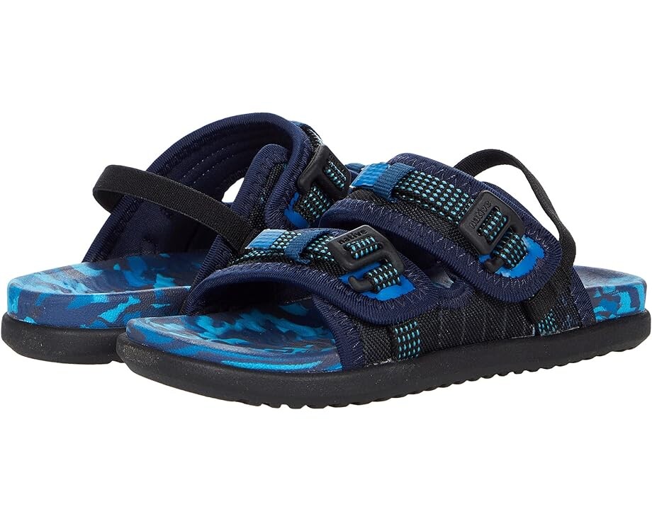 

Сандалии Native Shoes Davis Repurposed, цвет Black Blue/Omura Konpeito/Jiffy Black