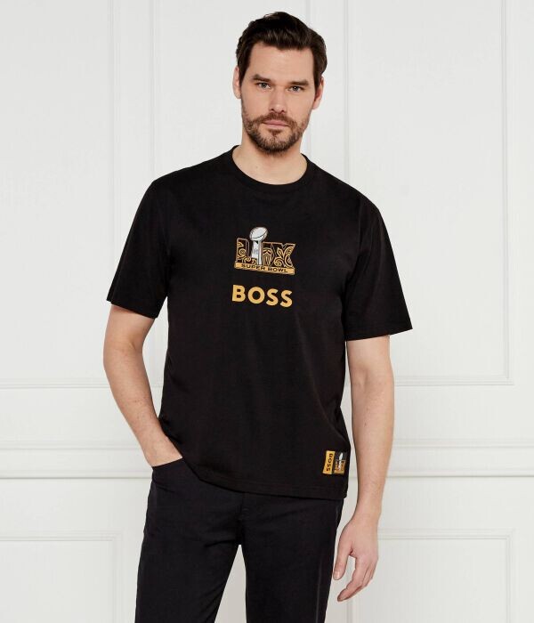 

Футболка Boss Orange Еunsil Nfl Regular Fit, черный