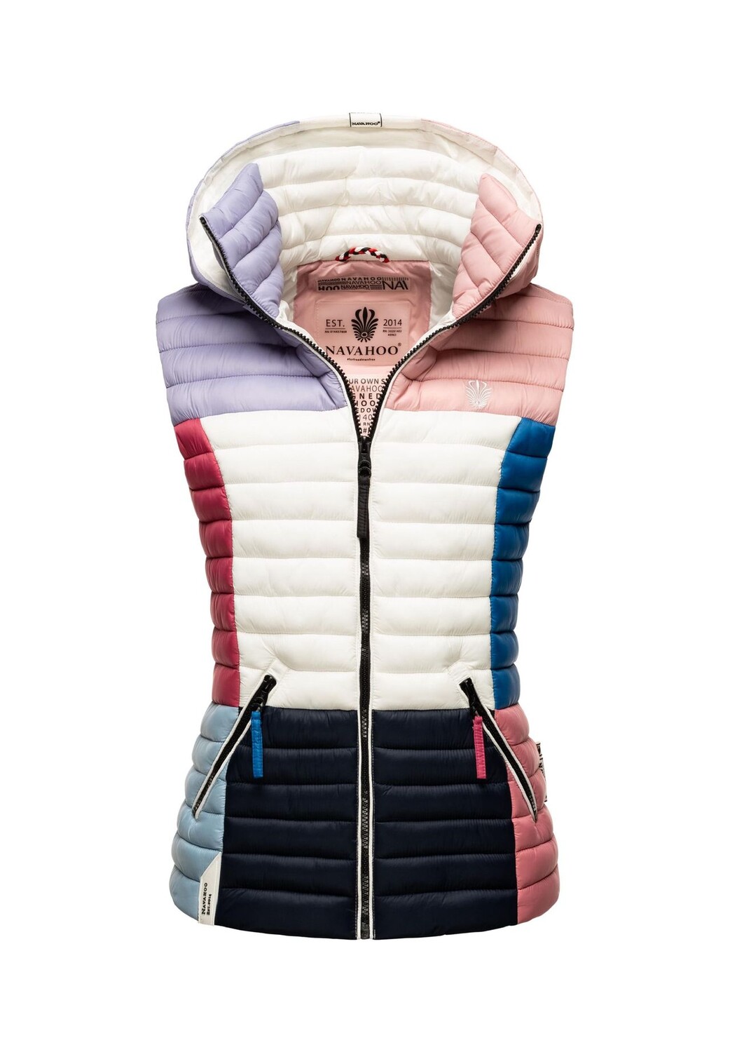 

Стеганый жилет Shadaa Multicultural NAVAHOO, цвет Multicolour Dark