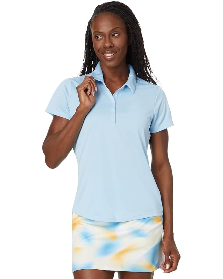 

Поло adidas Golf Performance Solid Short Sleeve, цвет Clear Sky