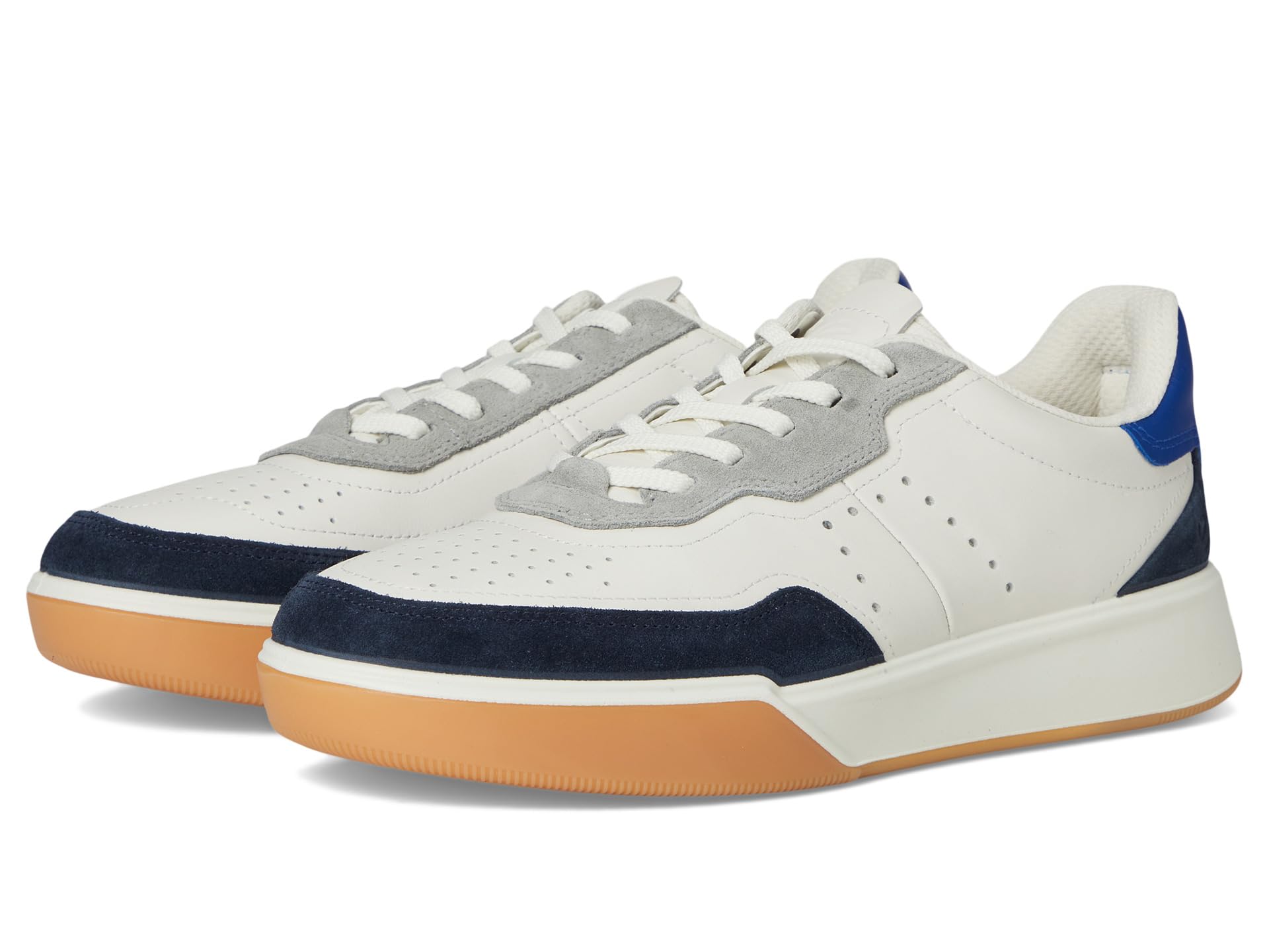 

Кроссовки ECCO Street Court Lace Sneaker, цвет Marine/White/Virtual