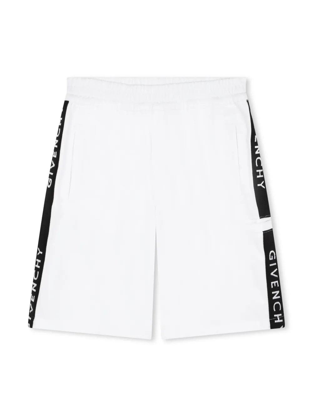

Шорты-бермуды с логотипом Givenchy Kids, белый