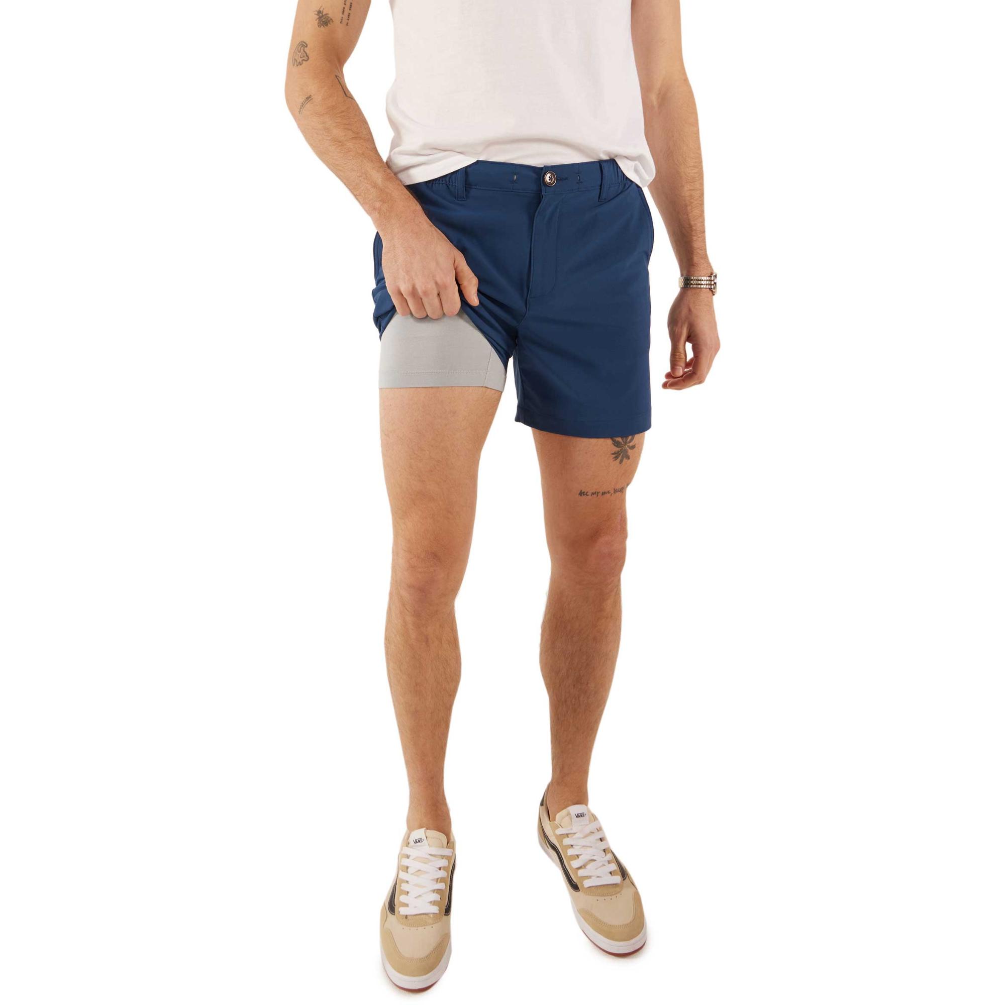 

Мужские шорты New Avenues на подкладке Everywear Performance Shorts Chubbies, Navy