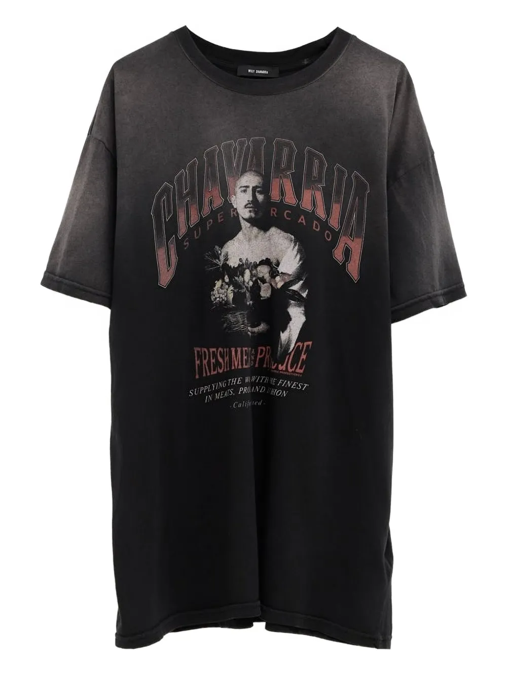 

Футболка с графическим принтом Willy Chavarria, черный