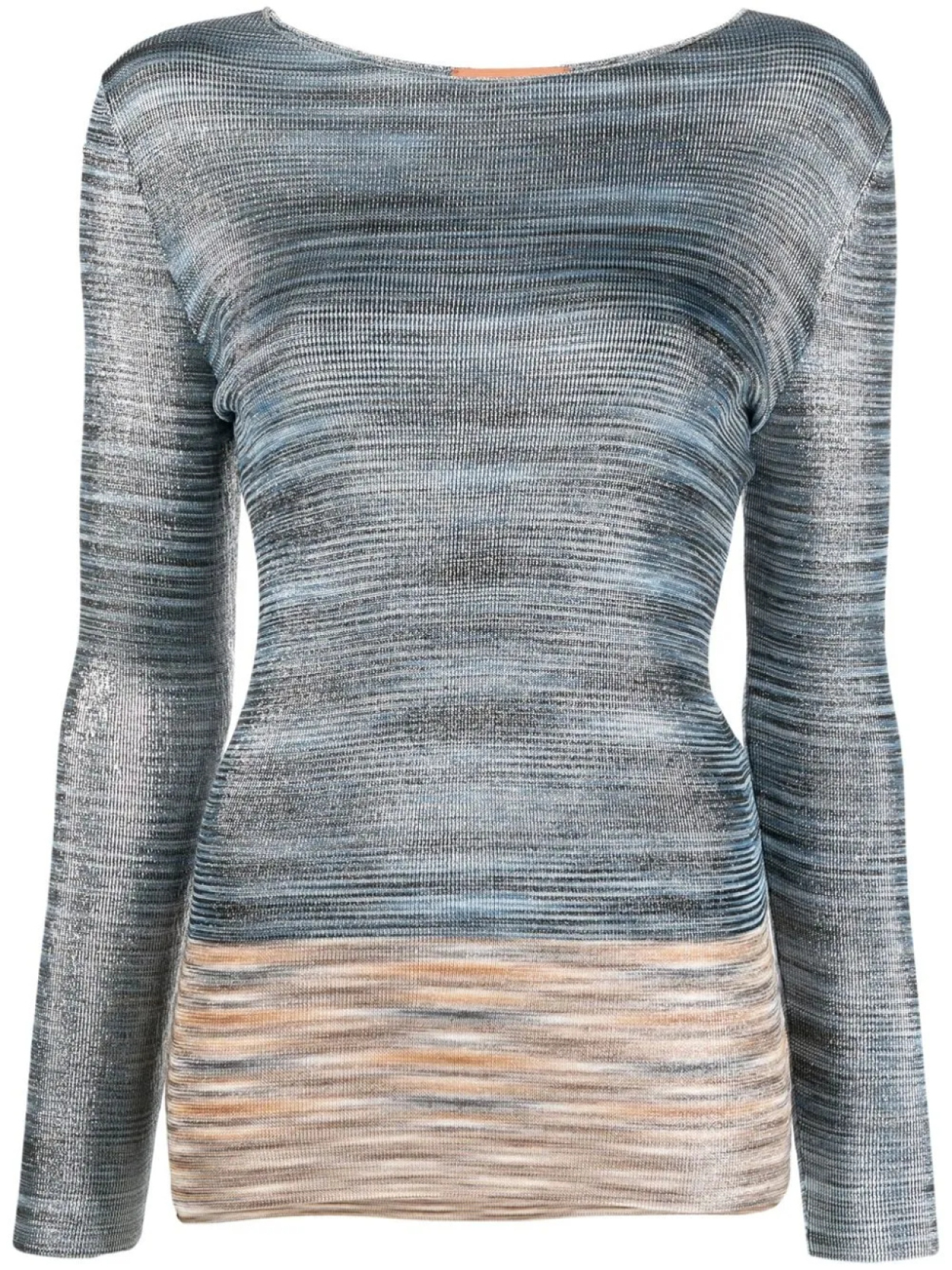 

Трикотажный топ с длинными рукавами Missoni, синий