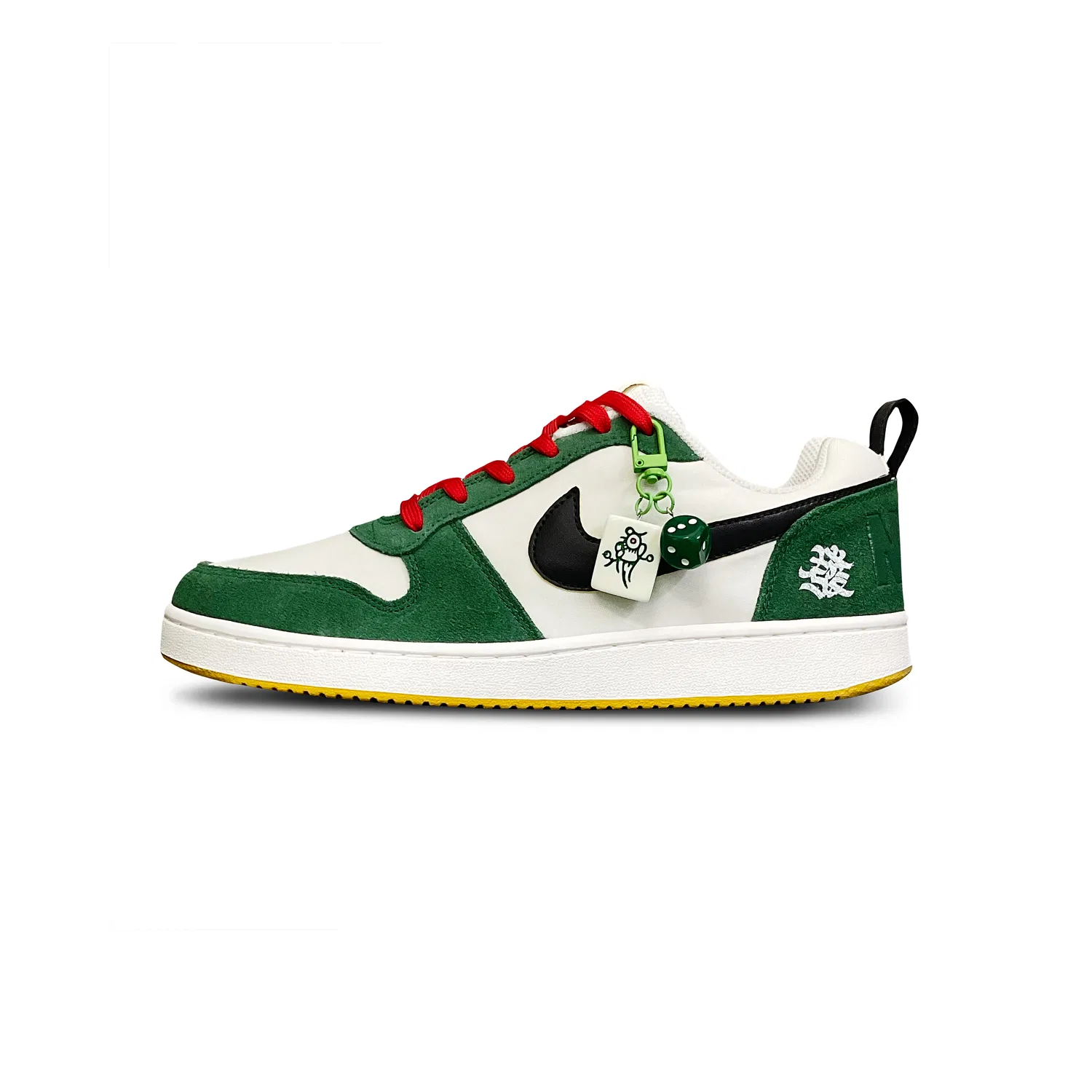 Кроссовки скейтбординговые низкие Nike Court Borough Tower Green White