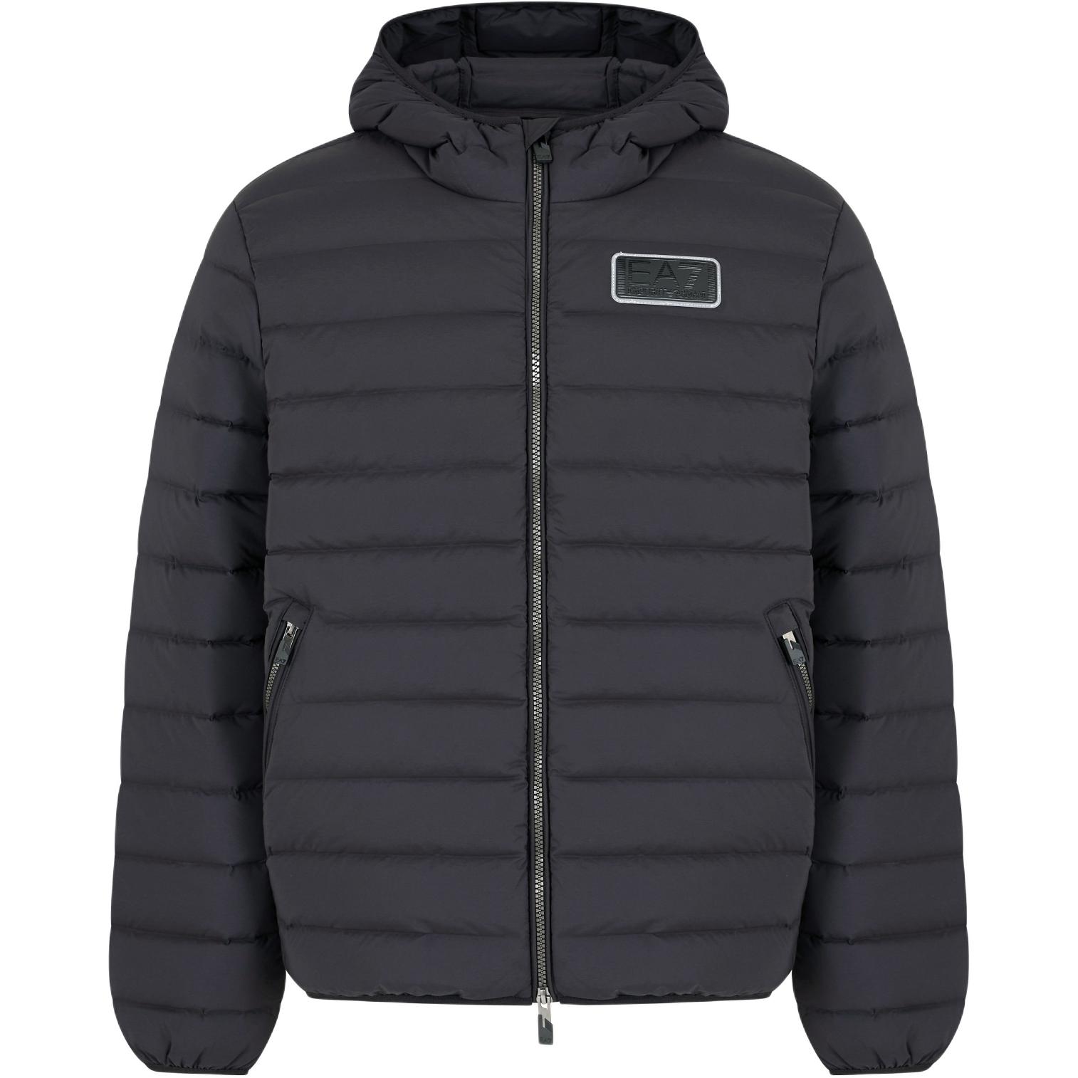 

EMPORIO ARMANI Мужская черная куртка-пуховик EA7, Черный, EMPORIO ARMANI Мужская черная куртка-пуховик EA7