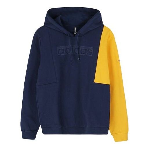 

Толстовка adidas neo Contrasting Colors Loose Sports Pullover Navy Blue, синий