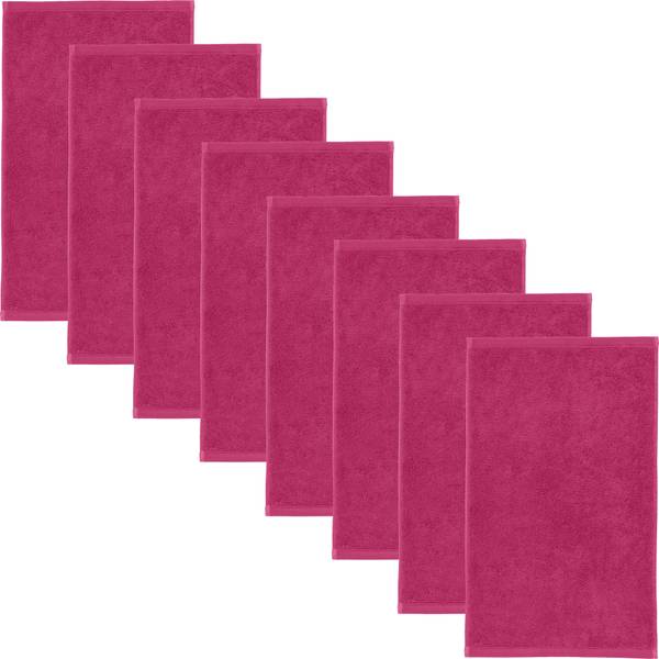 

Гостевое полотенце Erwin Müller 8er-Pack 161521, 30x1x50 см цвет fuchsia