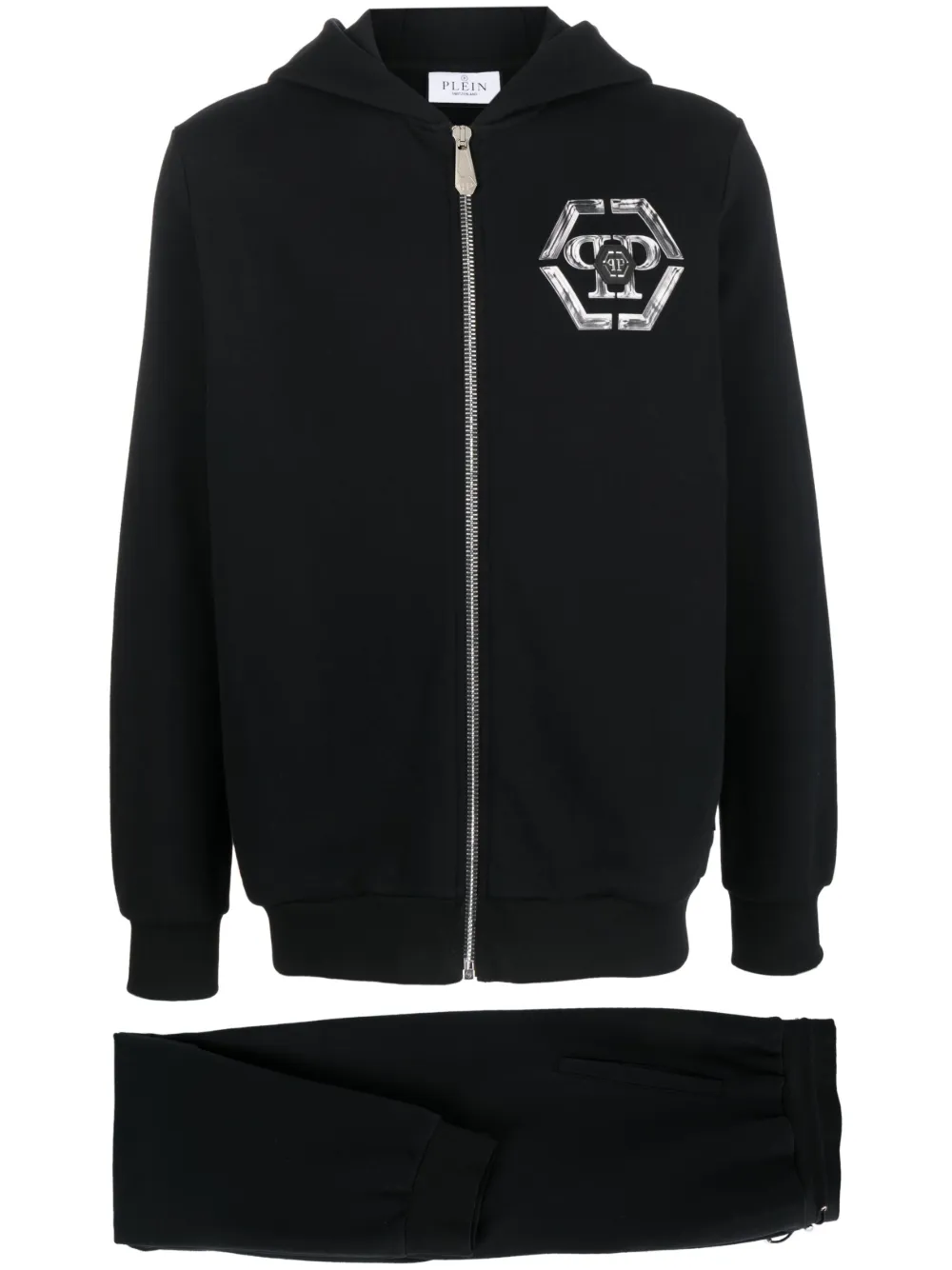

Спортивный костюм с принтом Skull Philipp Plein, черный