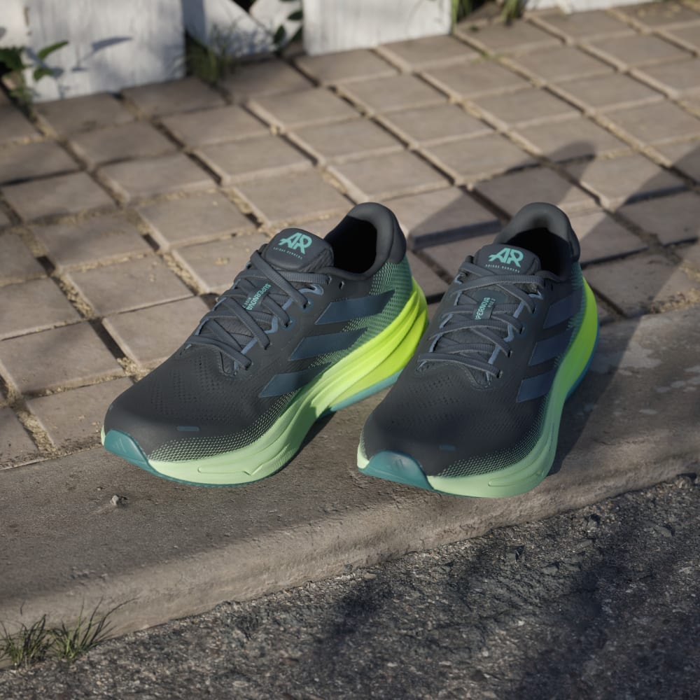 Кроссовки Adidas Supernova Rise 2 Running Shoes, цвет Aurora Ink/Preloved Ink/Semi Green Spark — фото 4