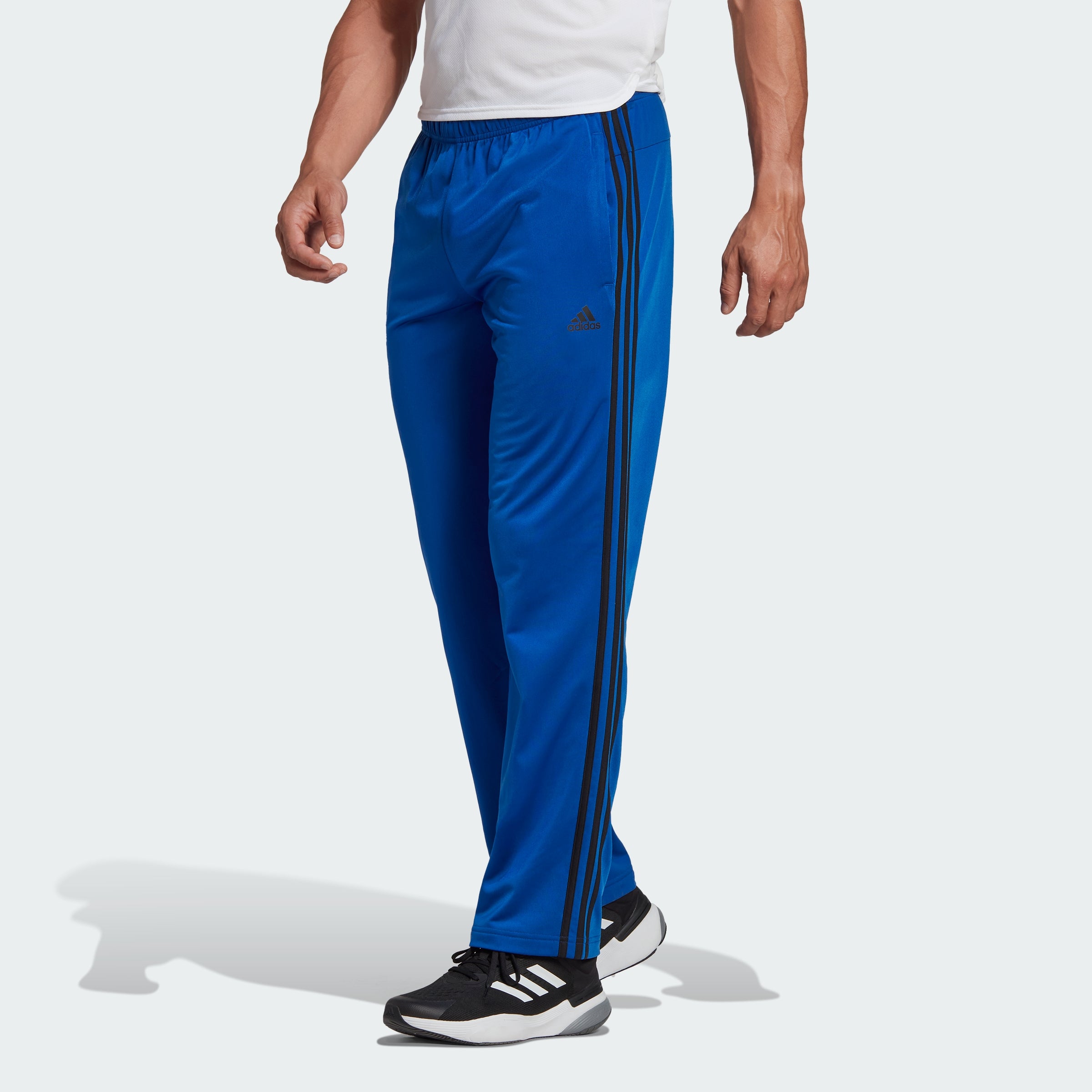 

Мужские спортивные штаны adidas Primegreen Essentials Warm-Up Open Hem с тремя полосками
