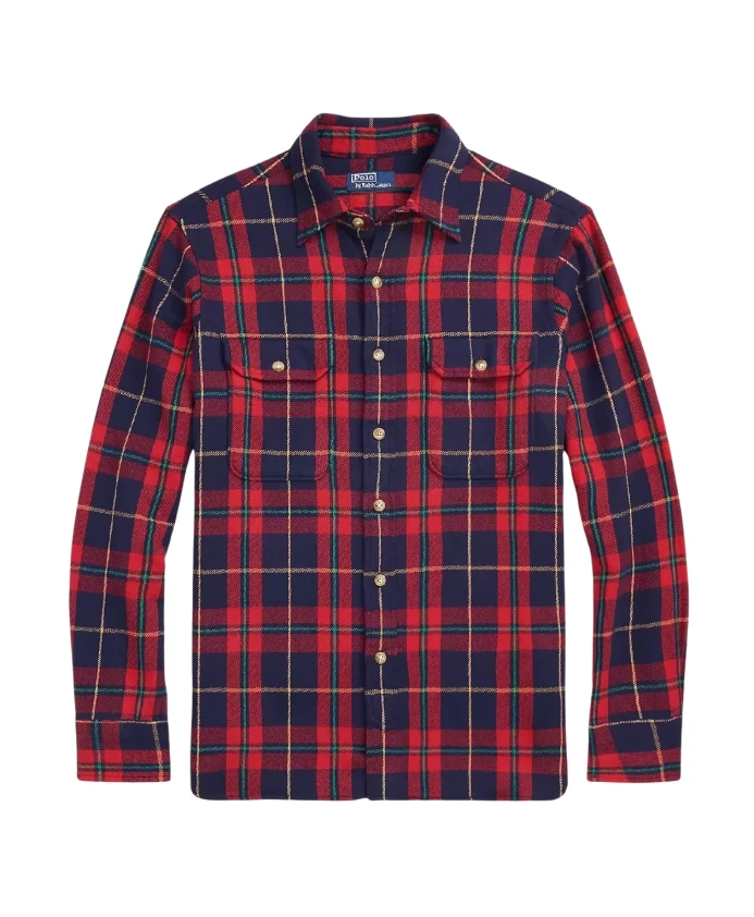 

Рубашка в клетку классического кроя Ralph Lauren, мультиколор