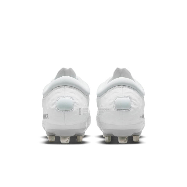Кроссовки hyperdiamond 4 элита Nike, белый — фото 3