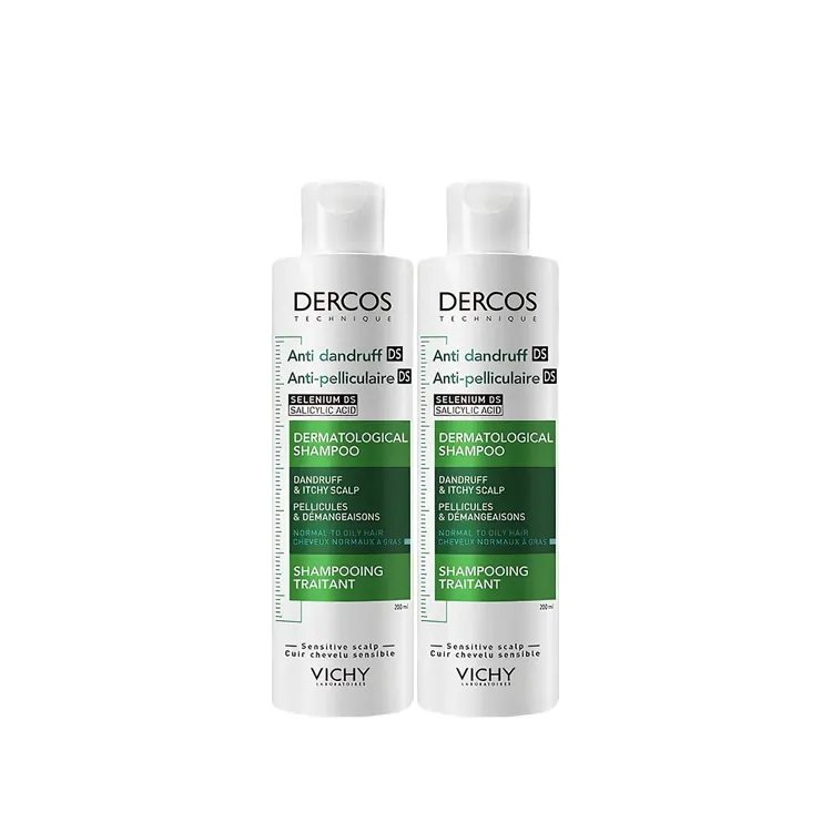 Vichy Шампунь для волос против ломкости Dekos Empowerment Plumping с лимоном и янтарем 200 мл, Green Logo Shampoos 200ml