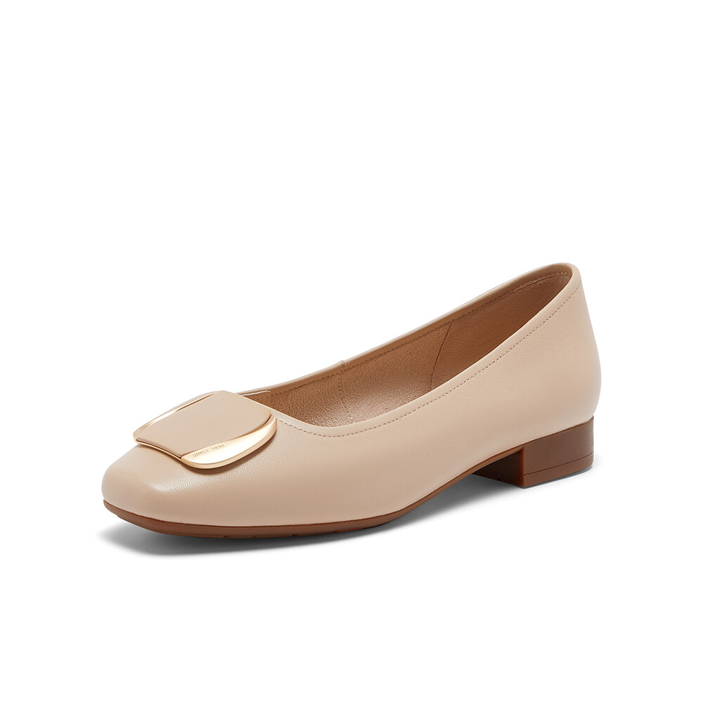Туфли женские повседневные Women's Casual Shoes Women's Bata, цвет Light Apricot — фото 2