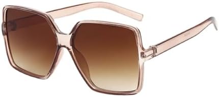 

Модные женские солнцезащитные очки большого квадратного размера для летнего отдыха на природе, винтажные очки в крупной оправе с защитой от УФ-излучения UV400 MTZJH, C5