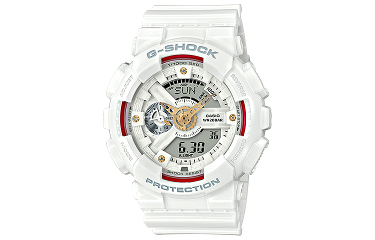 

Мужские белые часы GA-110DDR-7A CASIO