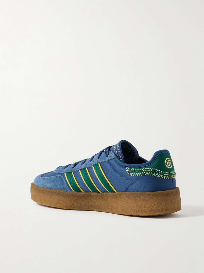 Кроссовки Clot Gazelle с замшевой отделкой Adidas Originals, синий — фото 3