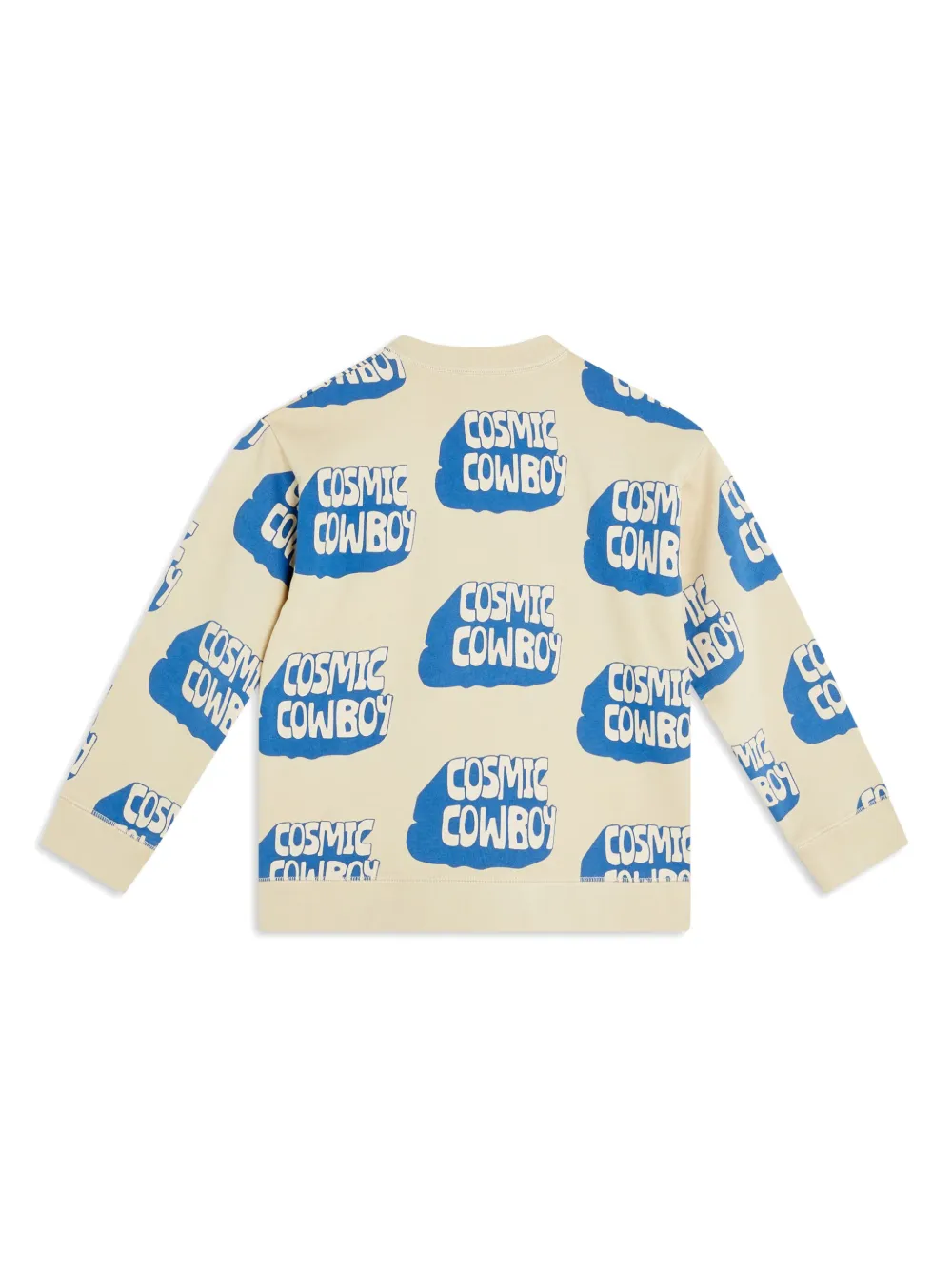 Толстовка с принтом Cosmic Cowboy Stella Mccartney Kids, желтый — фото 2