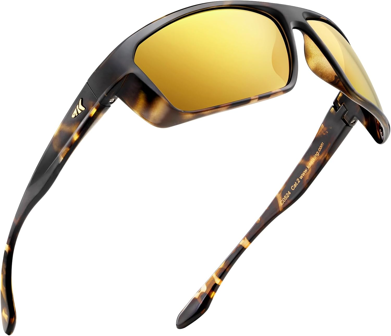 

Поляризованные спортивные солнцезащитные очки KastKing Huzzah (унисекс). Идеальны для вождения, рыбалки, велоспорта, бега. Защита от УФ. Цвет оправы: Gloss Demi, линз: Brown-golden Bronze