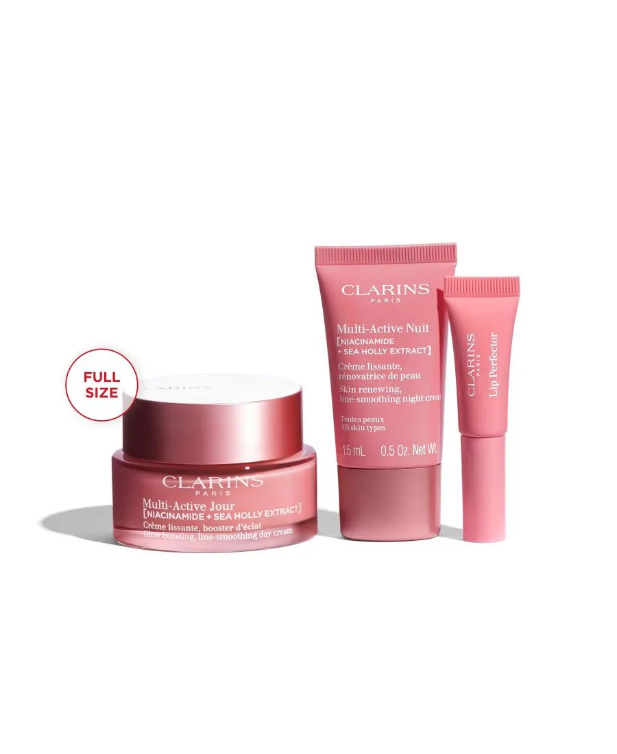 Clarins Стартовый набор для ухода за кожей из 3 предметов с многофункциональными компонентами — фото 2