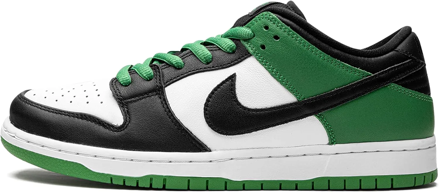 Мужские кроссовки для скейтборда Nike SB Dunk Low Pro, зеленый/черный/белый